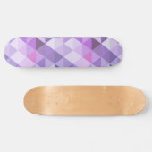  lavender Geometric Diamond Pattern Persoonlijk Skateboard (Horizontaal)