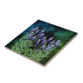 Lavender geschilderd met waterverven tegeltje (Zijkant)
