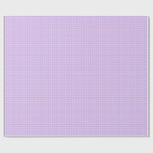 Lavender Gingham Cadeaupapier (Vlak)