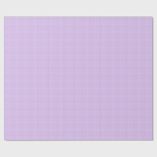 Lavender Gingham Cadeaupapier (Vlak)