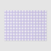  lavender Gingham Gecontroleerd Patroon Tissuepapier (Voorkant)