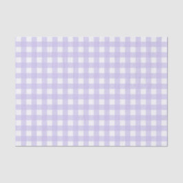  lavender Gingham Gecontroleerd Patroon Tissuepapier