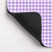 Lavender Gingham Muismat (Hoek)