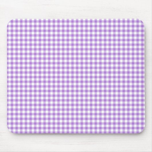 Lavender Gingham Muismat (Voorkant)