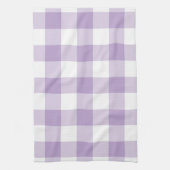 Lavender Gingham Pattern Theedoek (Verticaal)