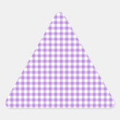 Lavender Gingham Sticker (Voorkant)