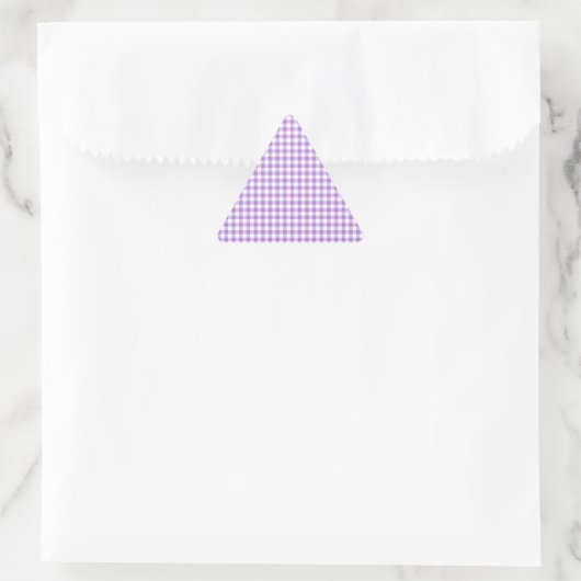 Lavender Gingham Sticker (Tas)