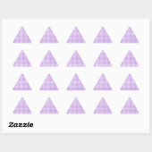 Lavender Gingham Sticker (Vel)