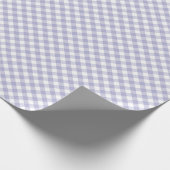 Lavender Gingham. Verpakkingspapier Cadeaupapier (Hoek)