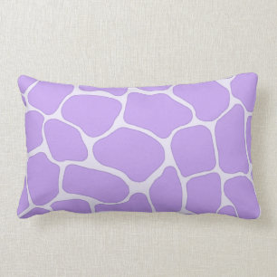 Lavender Giraffe Print American MoJo Kussens