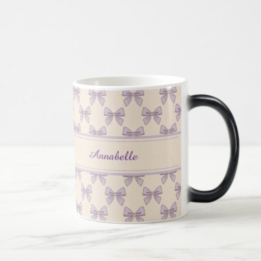 Lavender Girls Hair Bows Annabelle Mug Magische Mok (Rechts)