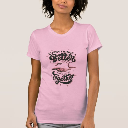 Lavender Girls T-shirt Beter Samen (Voorkant)