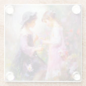 Lavender Glazen Onderzetter (Achterkant)