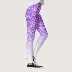 Lavender Glitter Leggings