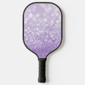 Lavender Glitter Pickleball Paddle (Achterkant)
