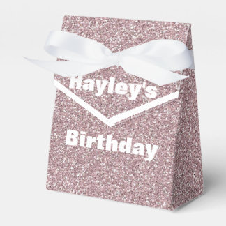 Lavender Glitter Printen Party Favor Box Bedankdoosjes