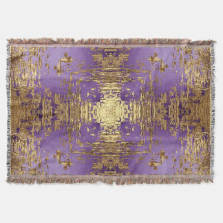 Lavender Gold Metallic Kaleidoscoop Drijvende Blan Deken