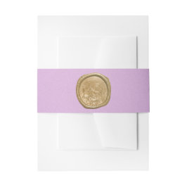 Lavender & Gold Uitnodigingen Wikkel