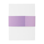 Lavender & Gold Uitnodigingen Wikkel (Achterkant Voorbeeld)