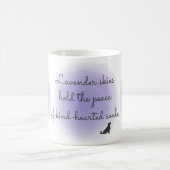 Lavender Golden Retriever Custom Mug with Name Koffiemok (Center)