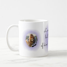 Lavender Golden Retriever Custom Mug with Name Koffiemok