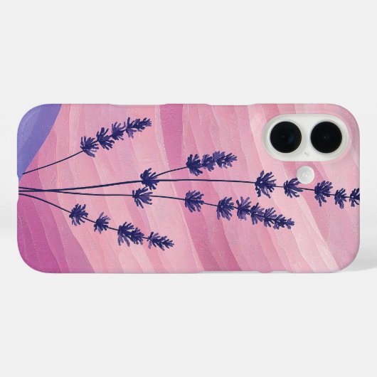 Lavender Gradient Case-Mate iPhone Case (Achterkant (horizontaal))
