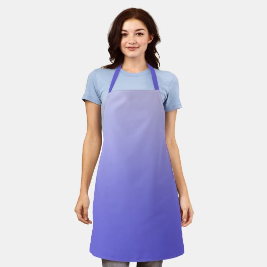 Lavender Gradient Schort (Gedragen)