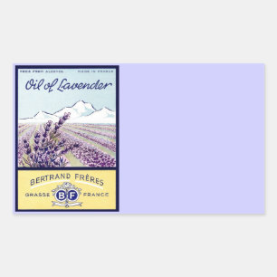 Lavender - Grasse Frankrijk Rechthoekige Sticker