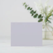 Lavender Gray Briefkaart (Staand voorkant)