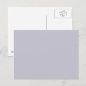 Lavender Gray Briefkaart (Voorkant / Achterkant)
