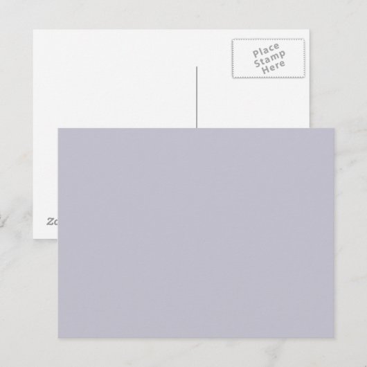 Lavender Gray Briefkaart (Voorkant / Achterkant)