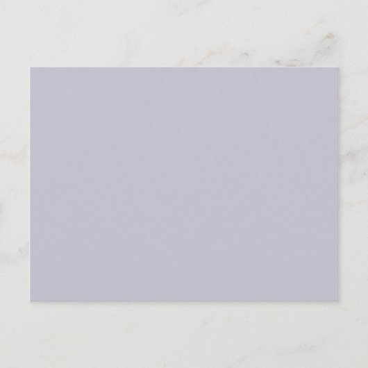 Lavender Gray Briefkaart (Voorkant)