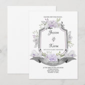 Lavender Gray Crest Swan Weddenschap (Voorkant / Achterkant)