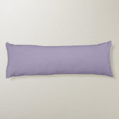 Lavender Gray Dark Eggplant Chic body Pillow Lichaamskussen (Achterkant)