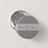Lavender Gray Embossed Leaf Vines Ronde Button 3,2 Cm (Voorkant /achterkant)