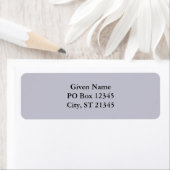 Lavender Gray Etiket (Insitu)