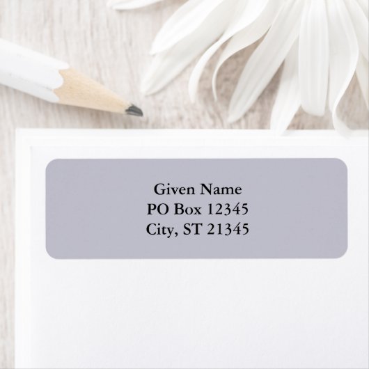 Lavender Gray Etiket (Insitu)