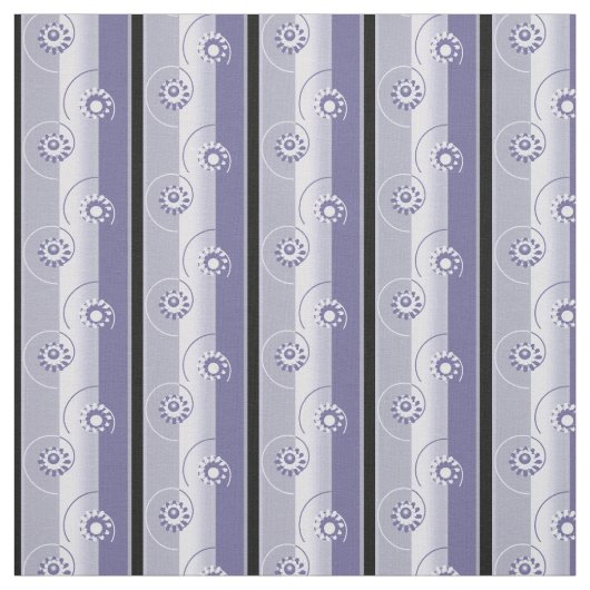 Lavender Gray Stripes Stof (Swatch)
