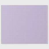 Lavender Grid Pattern for Birthday, Minimalist Cadeaupapier (Vlak)