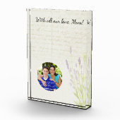 Lavender Groeiende  Moederdag voor handschrift Fotoblokken (Rechts)