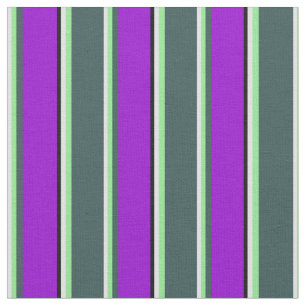 Lavender, groen, donkergrijs, Violet en zwart Stof