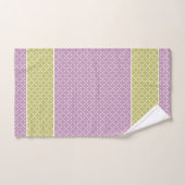 Lavender, groen patroon wisteria-handdoekje bad handdoek (Handdoek)