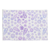 Lavender Hand Drawn Floral Pattern Kussensloop (Achterkant-Rechts)