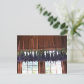 Lavender Hanging in een Barn Briefkaart (Staand voorkant)