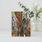 Lavender Hanging in een Barn Briefkaart (Staand voorkant)