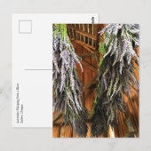 Lavender Hanging in een Barn Briefkaart (Voorkant / Achterkant)