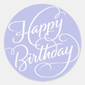 LAVENDER HAPPY BIRTHDAY | STICKER (Voorkant)