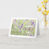 Lavender Happy Moederdag Kaart (Gele Bloem)