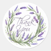 Lavender Hartelijk dank Stickers (Voorkant)