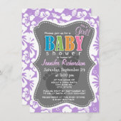 Lavender Hawaiian Tropical Hibiscus Kaart (Voorkant / Achterkant)